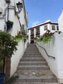 #spain #steps#whitewash village#