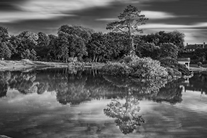 Blackrock Park B&W
