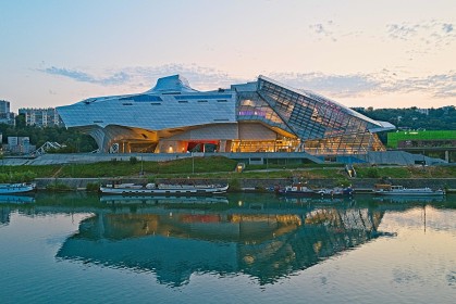 Blue Hour Musee de Confluence