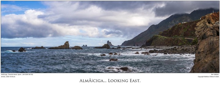 Almáciga... Looking East.