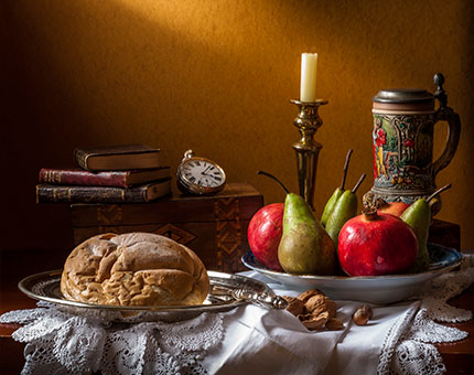 WWM December 2014 – Still Life (Renaissance Vanitas Style)