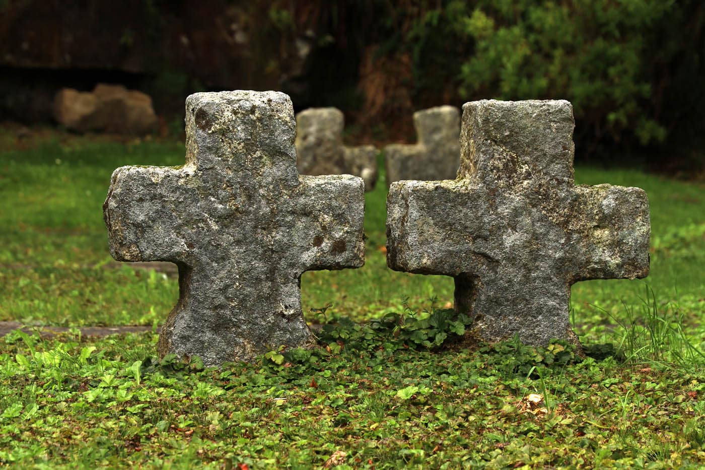 German Military Cemetery by Bob Acton